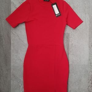 Nasty Gal Dresses - Red tshirt style mini dress NWT Nasty Gal Dresses - Red tshirt style mini dress NWT